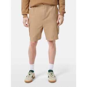 Scotch & Soda Cargo Shorts Linen Blend, Relaxed Fit, Pockets Elastic Waist Sz XL